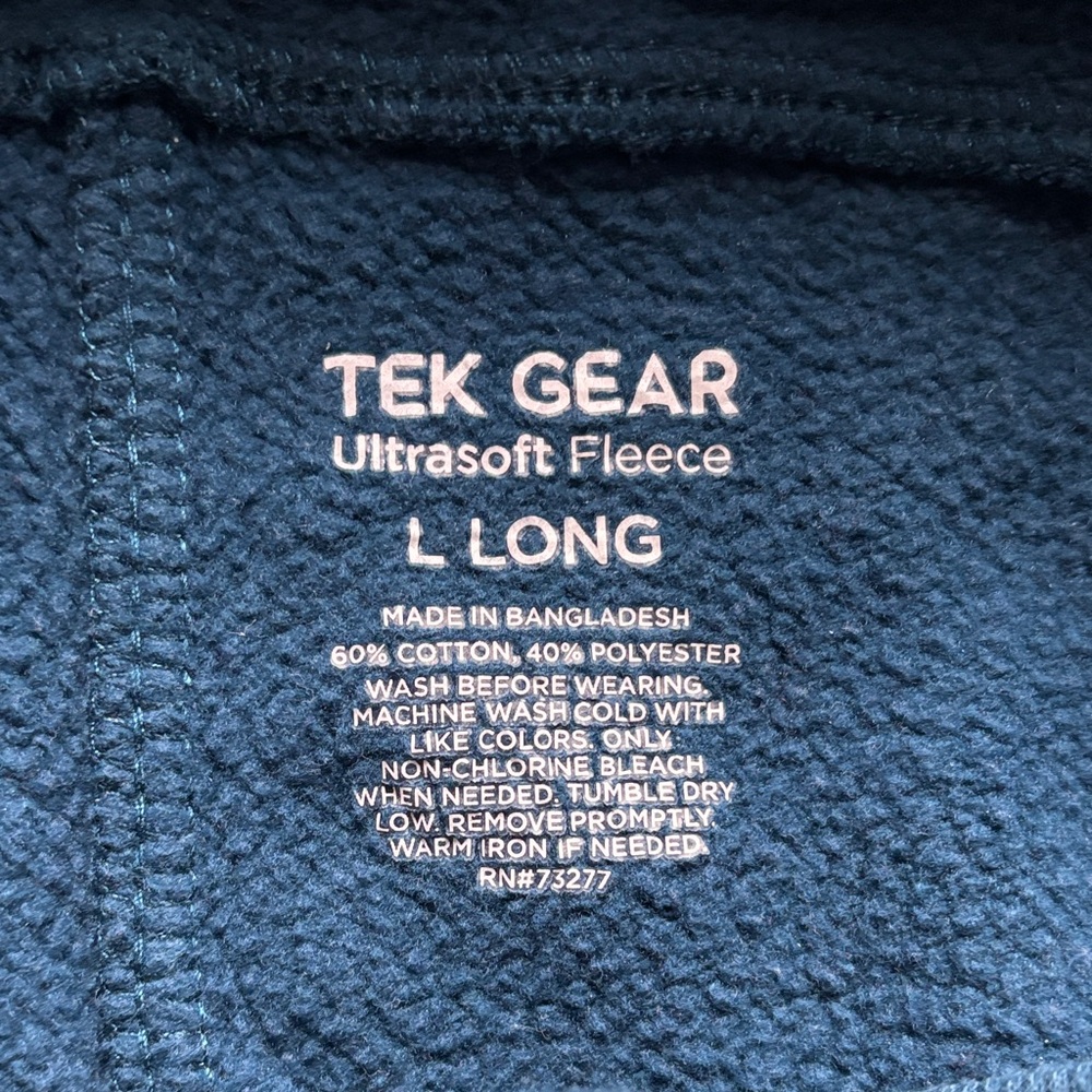 TEK GEAR Ultrasoft Fleece Sz Large Long (SET OF 2) black|blue - Picture 12 of 14